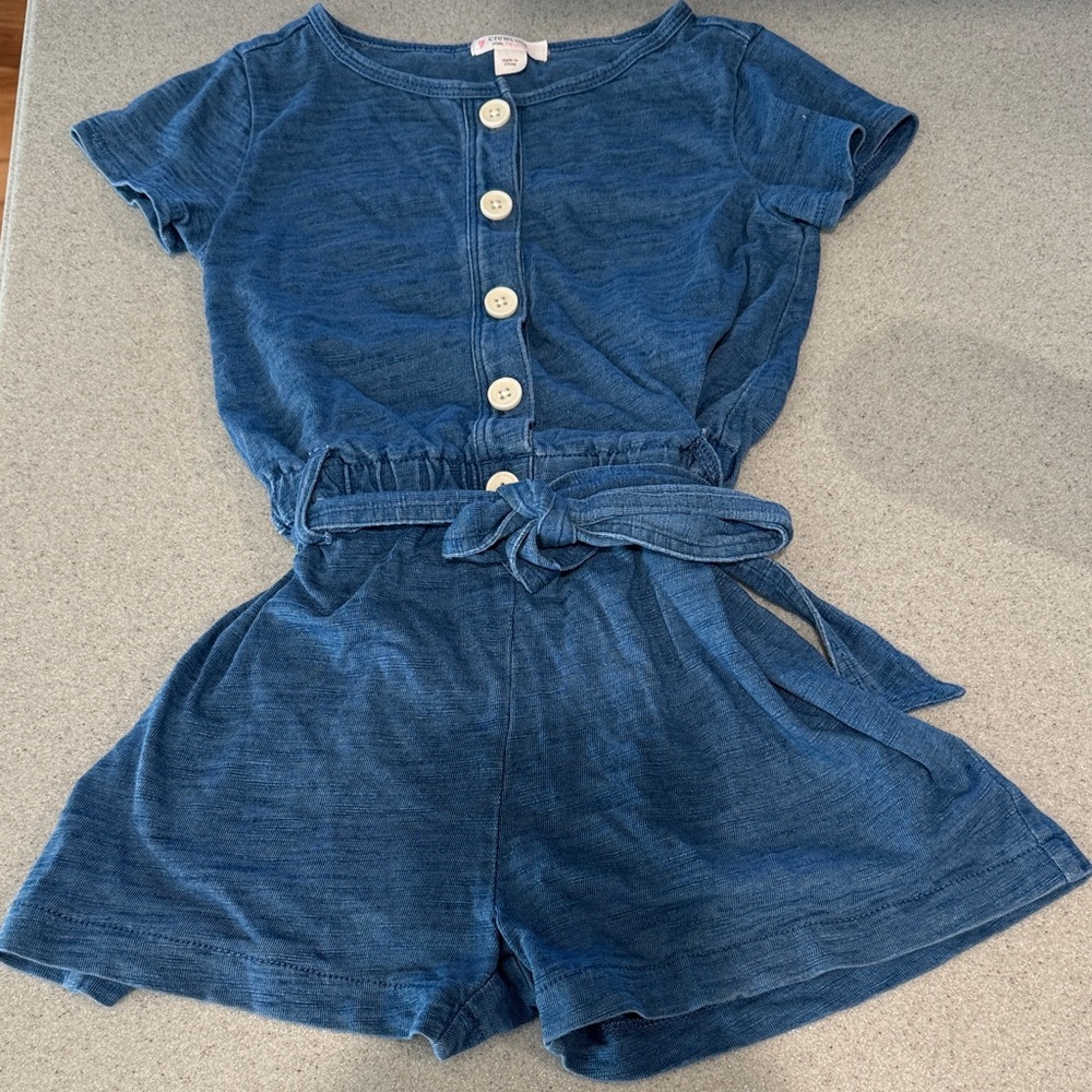 Crewcuts Denim Blue Kids Romper